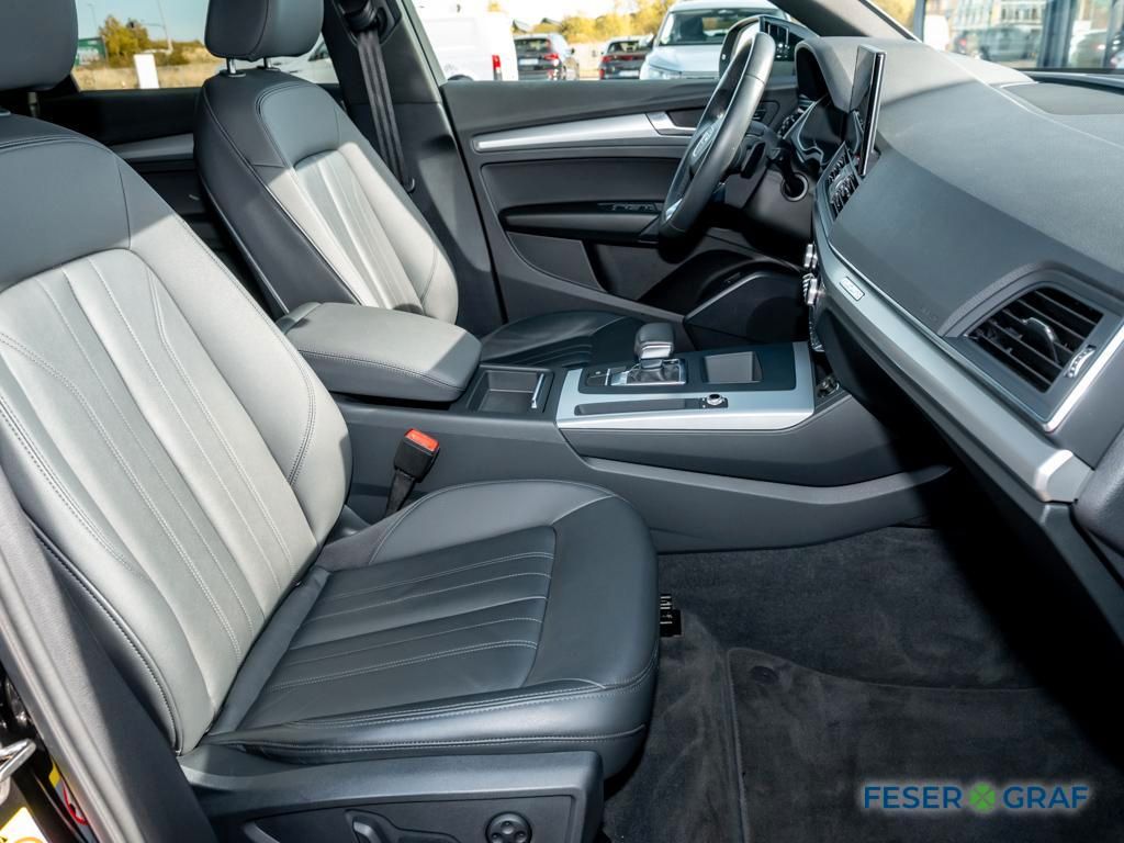 Audi Q5 2022 г. Чёрный, пробег 38517 км