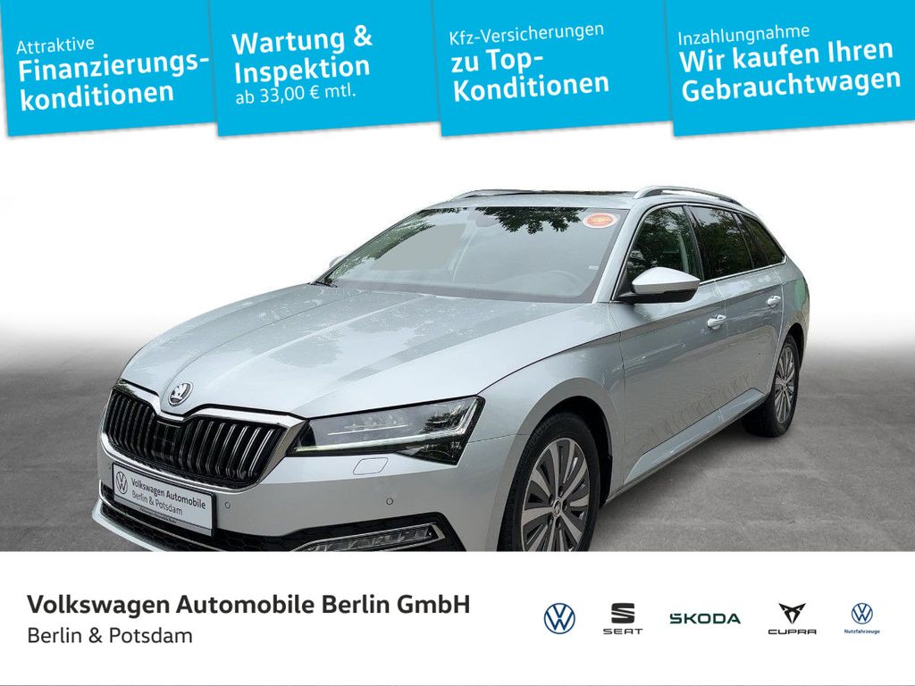 Skoda Superb 2023 г. Серебристый, пробег 44450 км