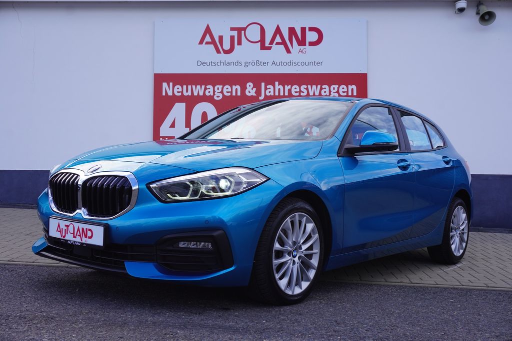 BMW 118 2024 г. Синий, пробег 38325 км