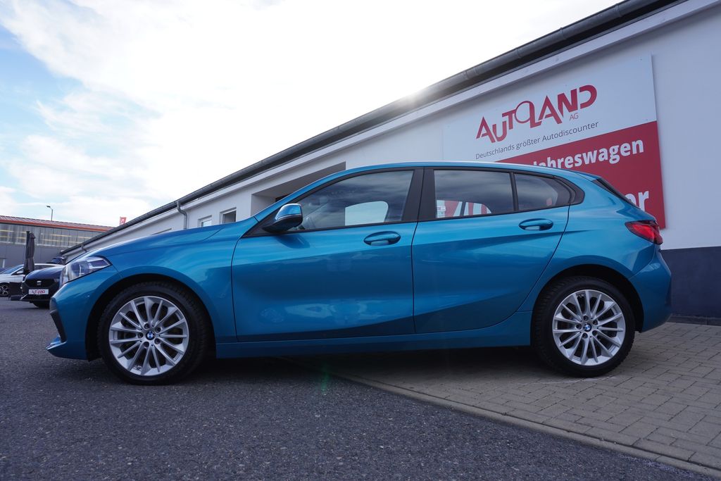 BMW 118 2024 г. Синий, пробег 38325 км