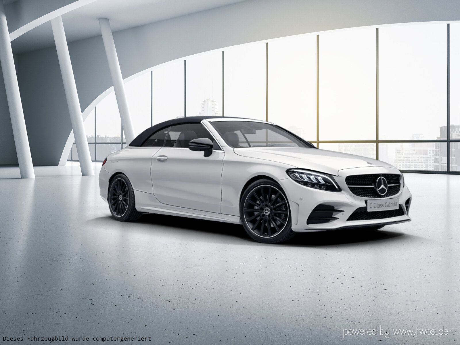 Mercedes-Benz C 200 2023 г. Белый, пробег 18604 км