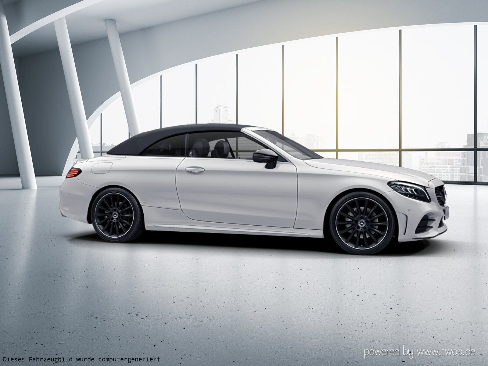 Mercedes-Benz C 200 2023 г. Белый, пробег 18604 км
