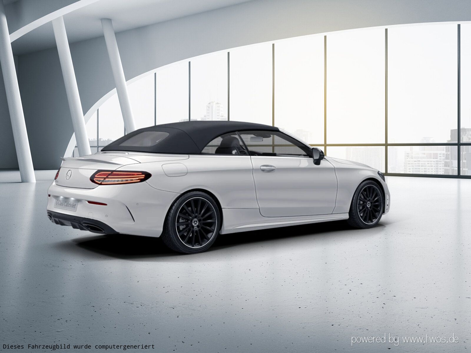 Mercedes-Benz C 200 2023 г. Белый, пробег 18604 км