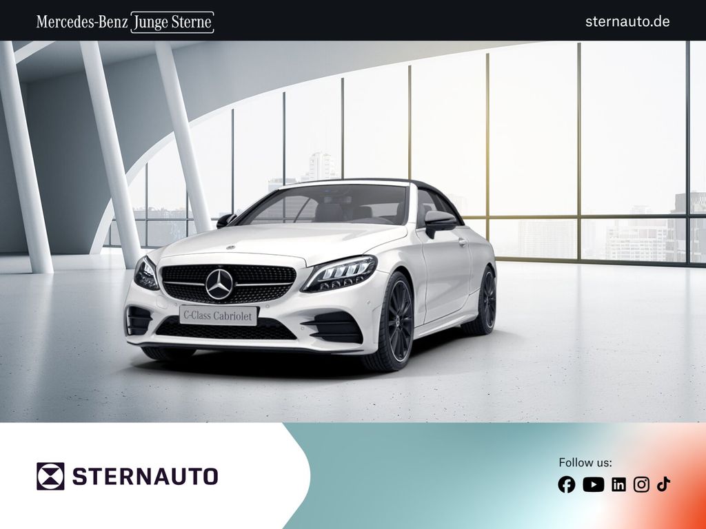 Mercedes-Benz C 200 2023 г. Белый, пробег 18604 км