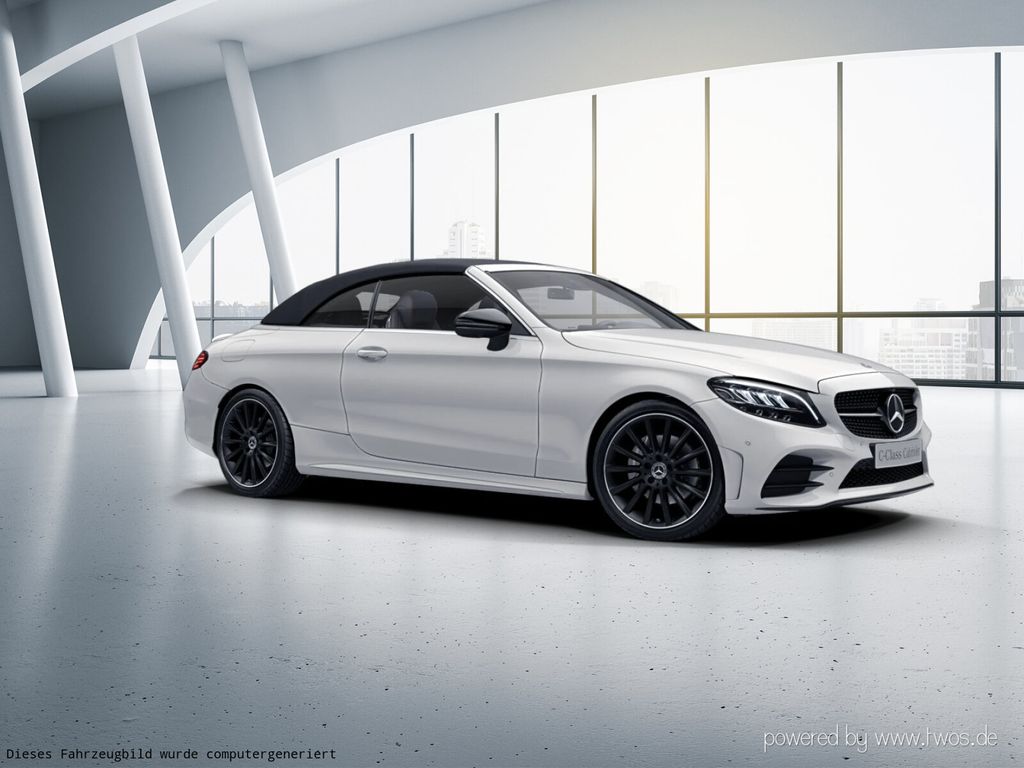 Mercedes-Benz C 200 2023 г. Белый, пробег 18604 км