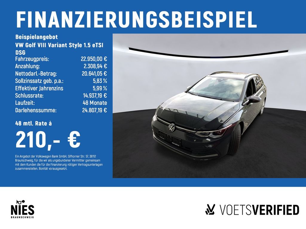 Volkswagen Golf 2023 г. Серый, пробег 30200 км