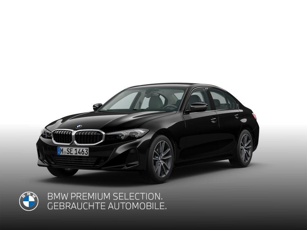 BMW 318 2023 г. Чёрный, пробег 37310 км