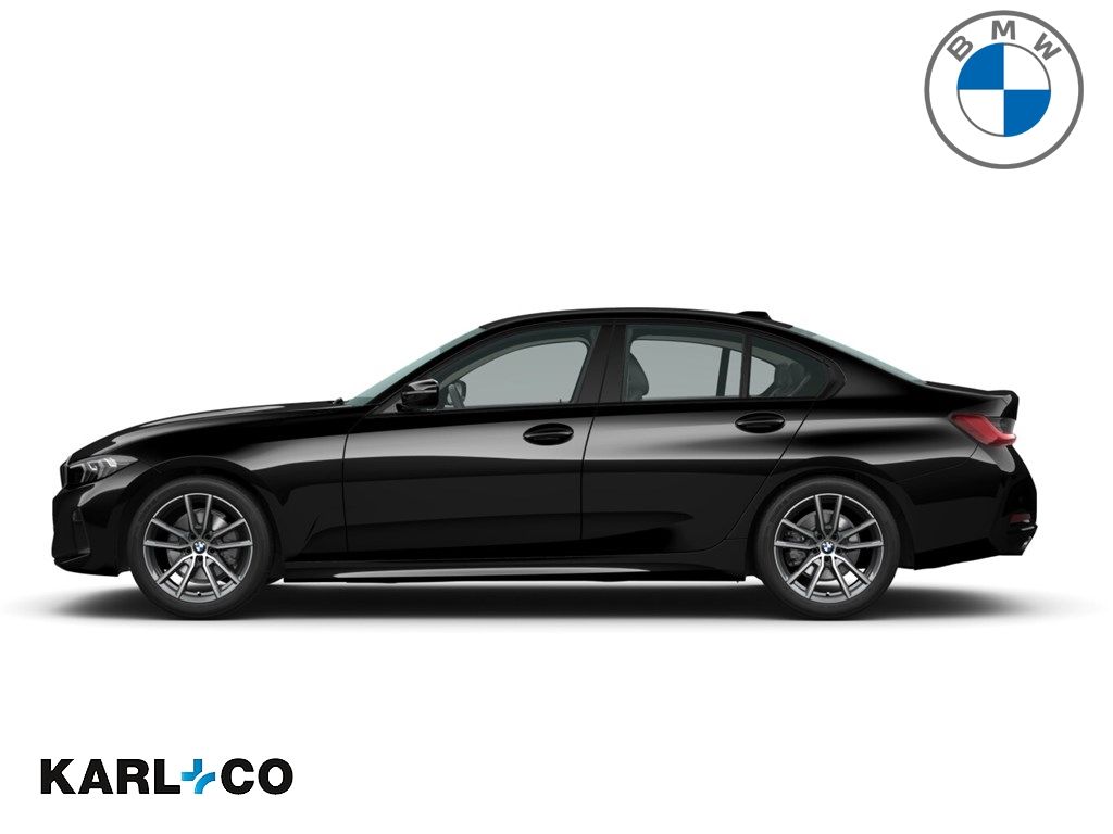 BMW 318 2023 г. Чёрный, пробег 37310 км