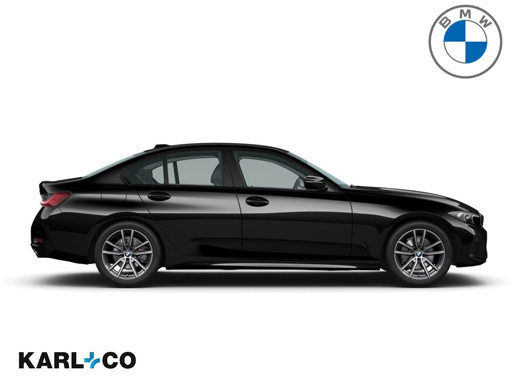 BMW 318 2023 г. Чёрный, пробег 37310 км
