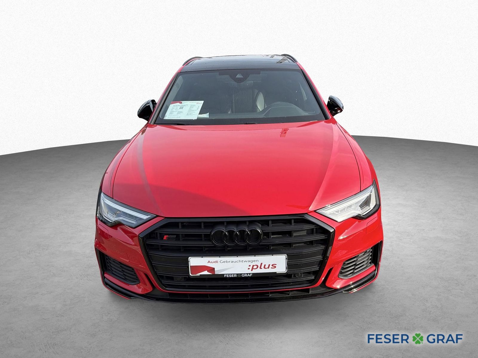 Audi S6 2023 г. Красный, пробег 46890 км