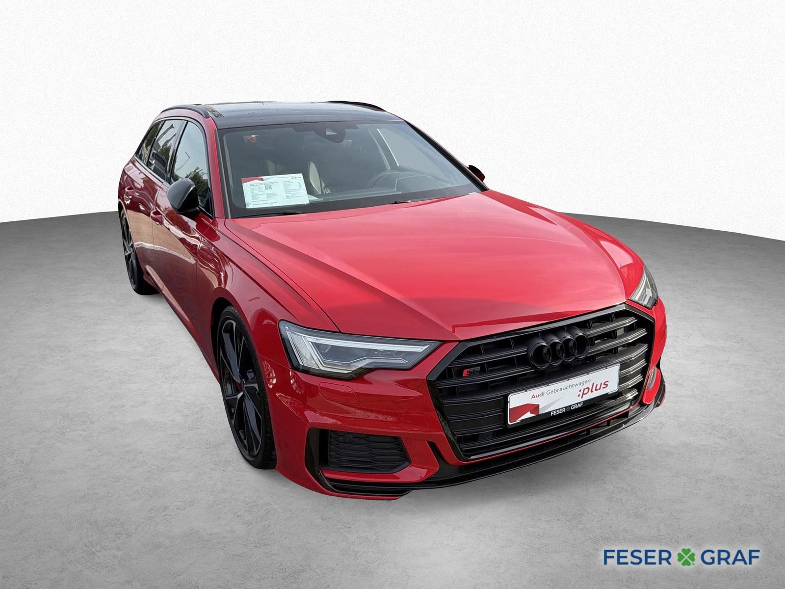 Audi S6 2023 г. Красный, пробег 46890 км