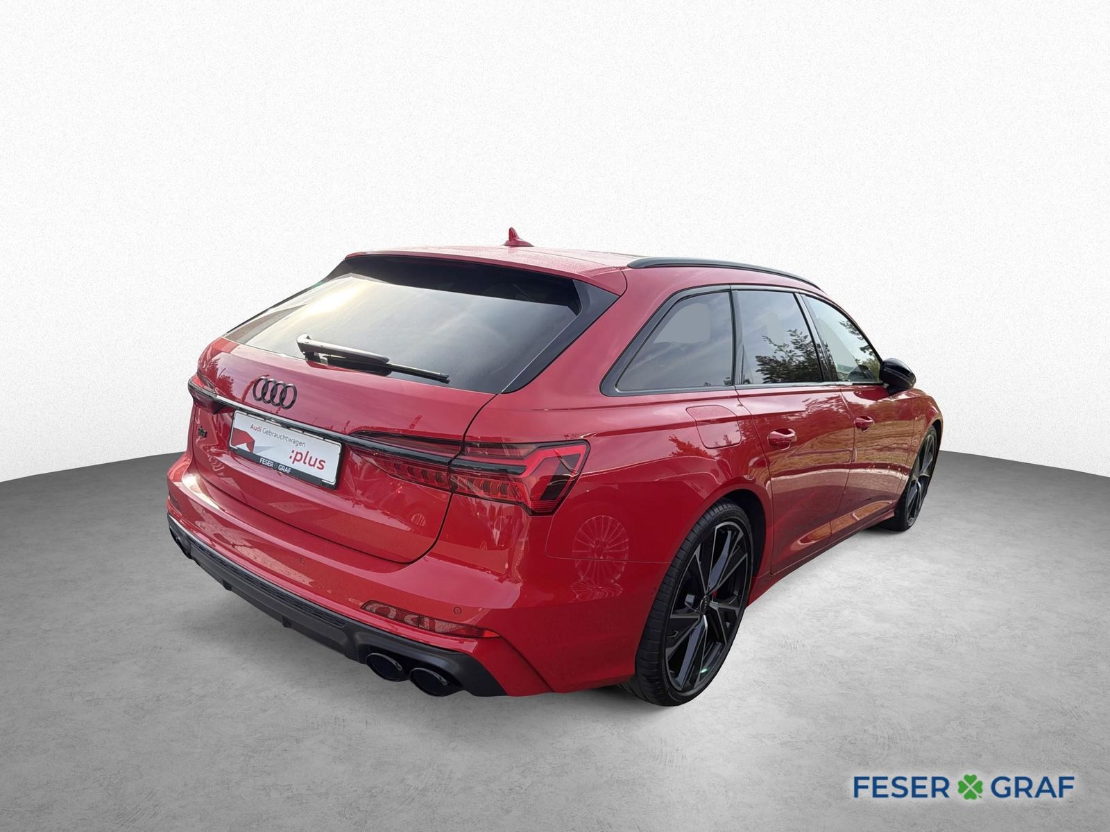 Audi S6 2023 г. Красный, пробег 46890 км