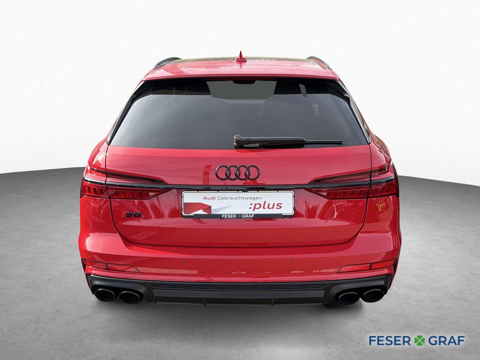 Audi S6 2023 г. Красный, пробег 46890 км