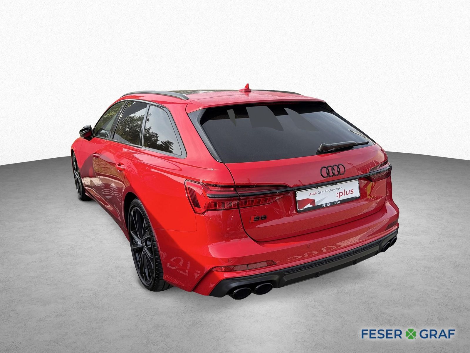 Audi S6 2023 г. Красный, пробег 46890 км