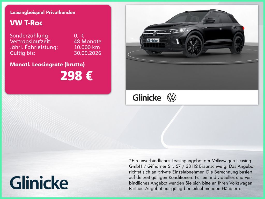 Volkswagen T-Roc 2023 г. Чёрный, пробег 41410 км