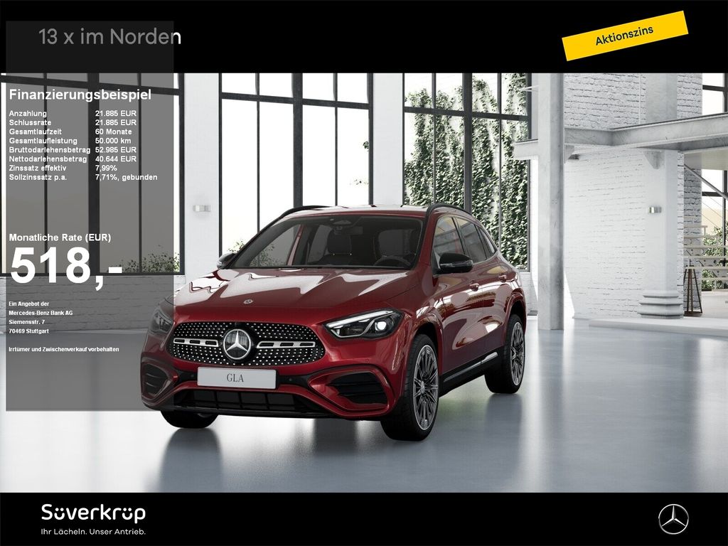 Mercedes-Benz GLA 200 2026 г. Красный, пробег 9999 км