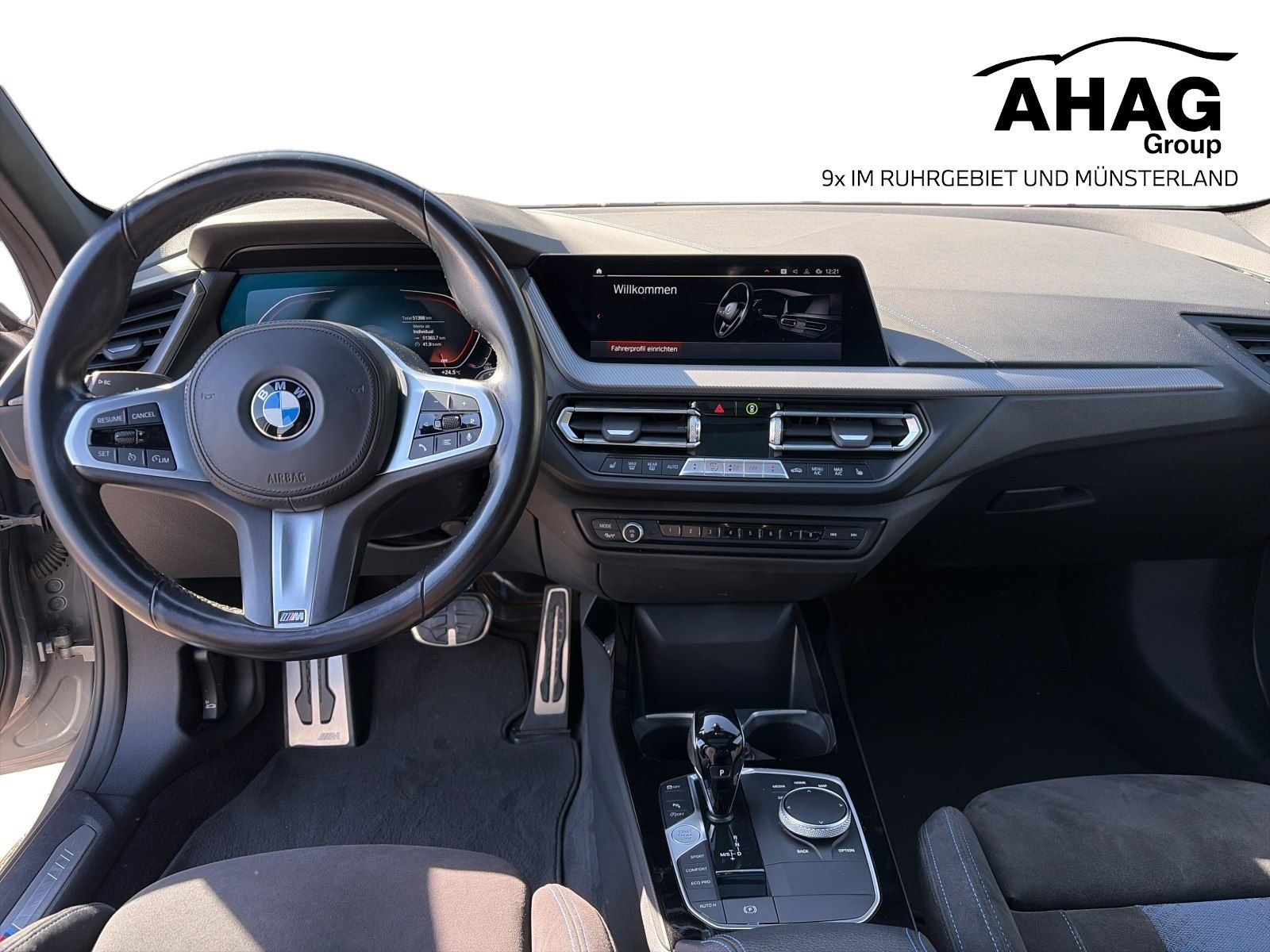 BMW 120 2022 г. Серебристый, пробег 51500 км