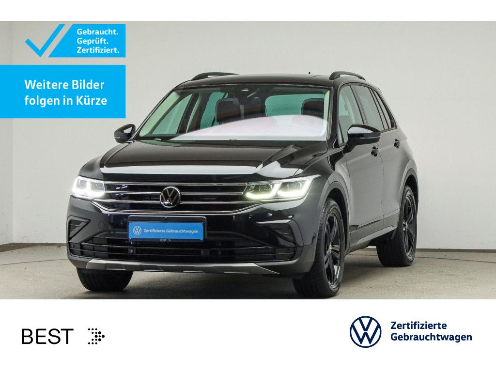 Volkswagen Tiguan 2022 г. Чёрный, пробег 45500 км