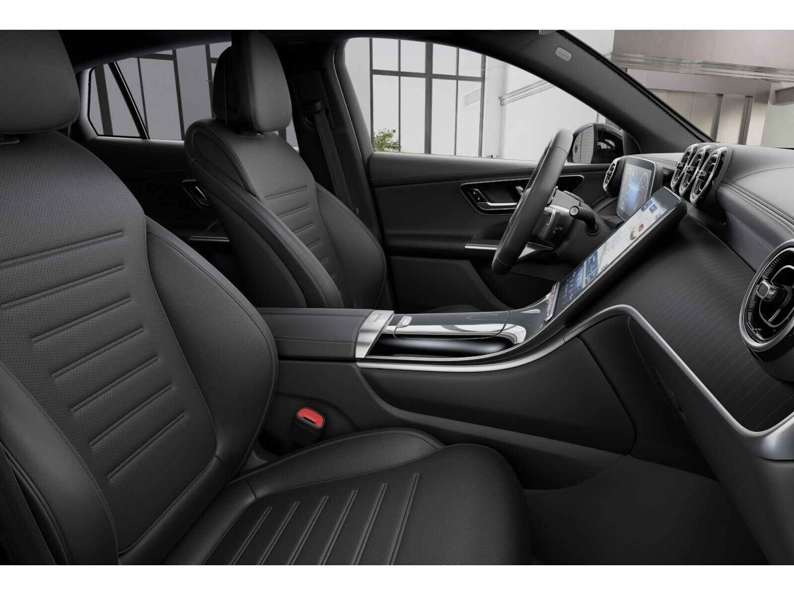 Mercedes-Benz GLC 300 2024 г. Чёрный, пробег 33000 км