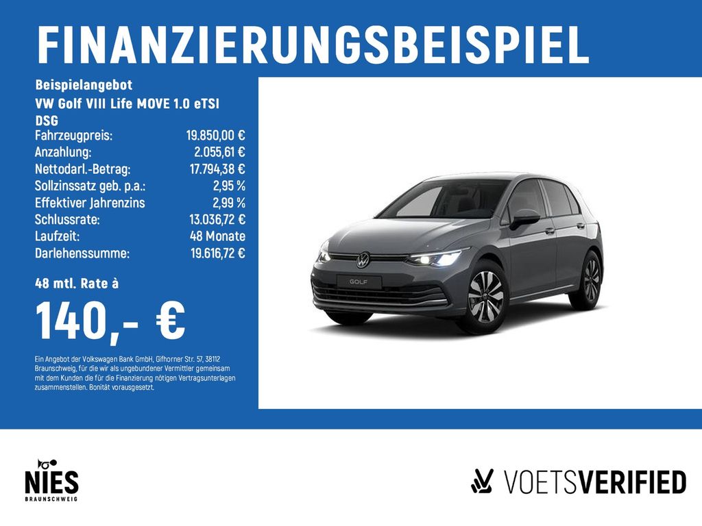 Volkswagen Golf 2024 г. Серый, пробег 26900 км