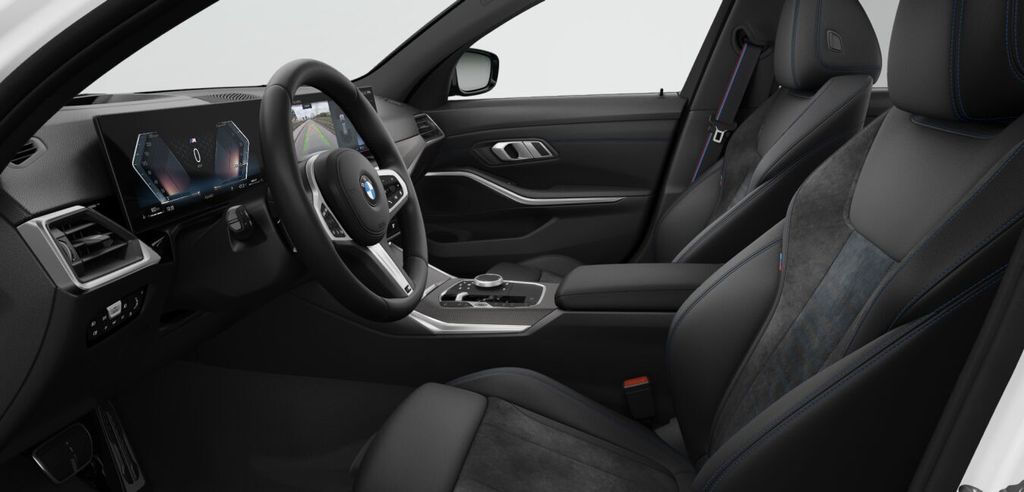 BMW 320 2023 г. Чёрный, пробег 52367 км