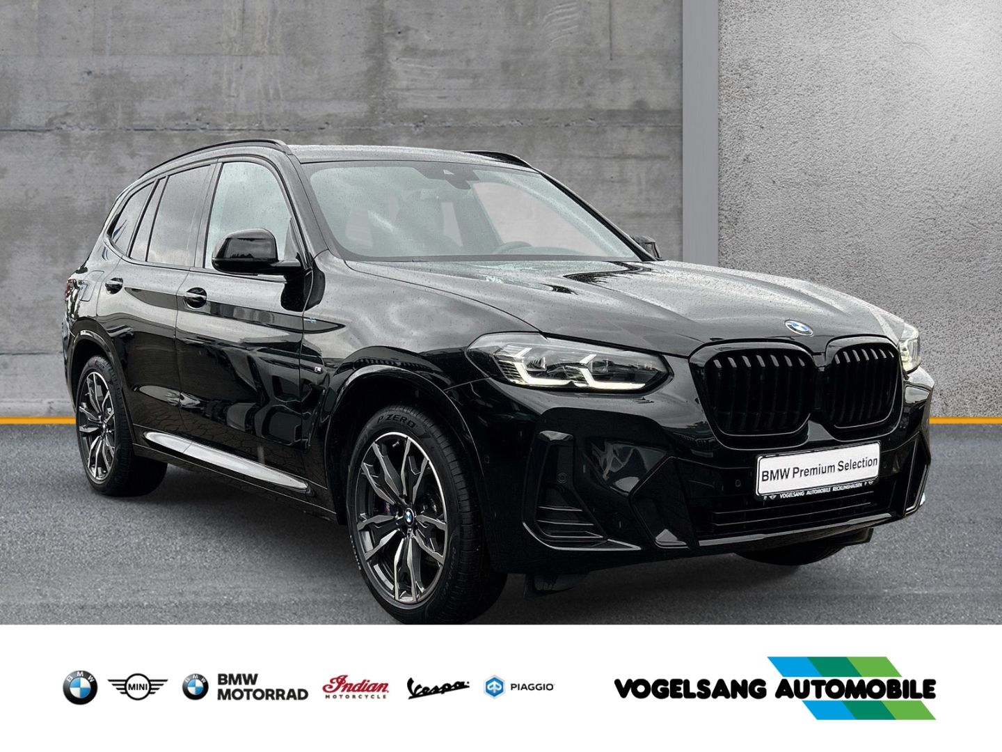 BMW X3 2023 г. Чёрный, пробег 53836 км