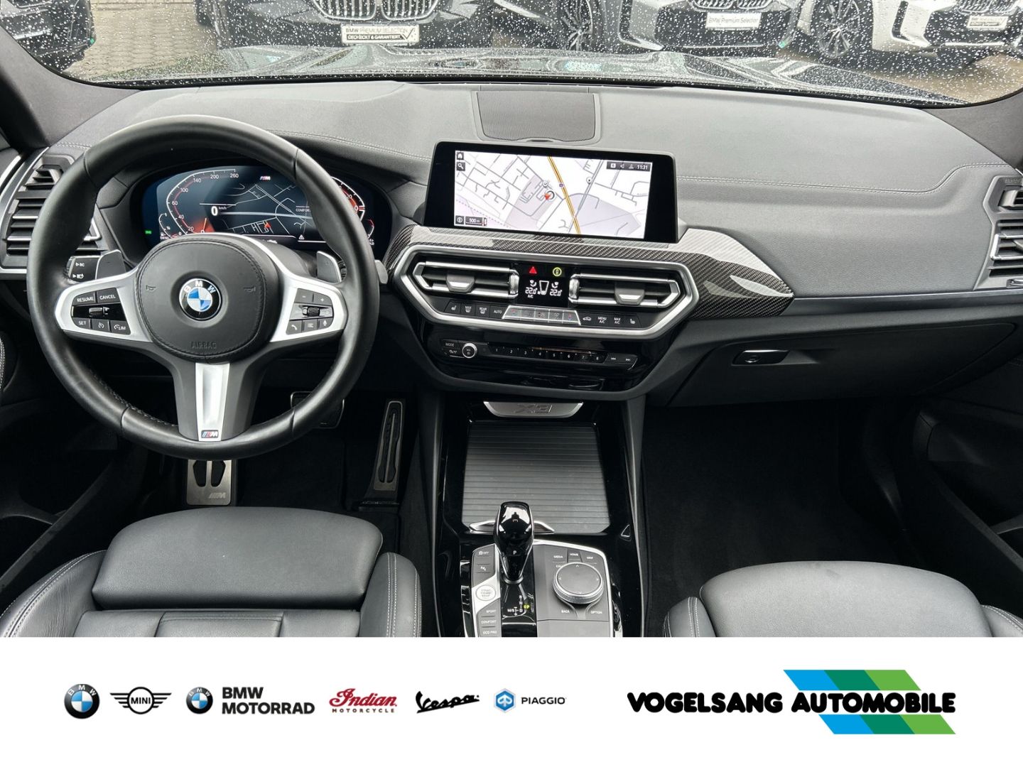 BMW X3 2023 г. Чёрный, пробег 53836 км