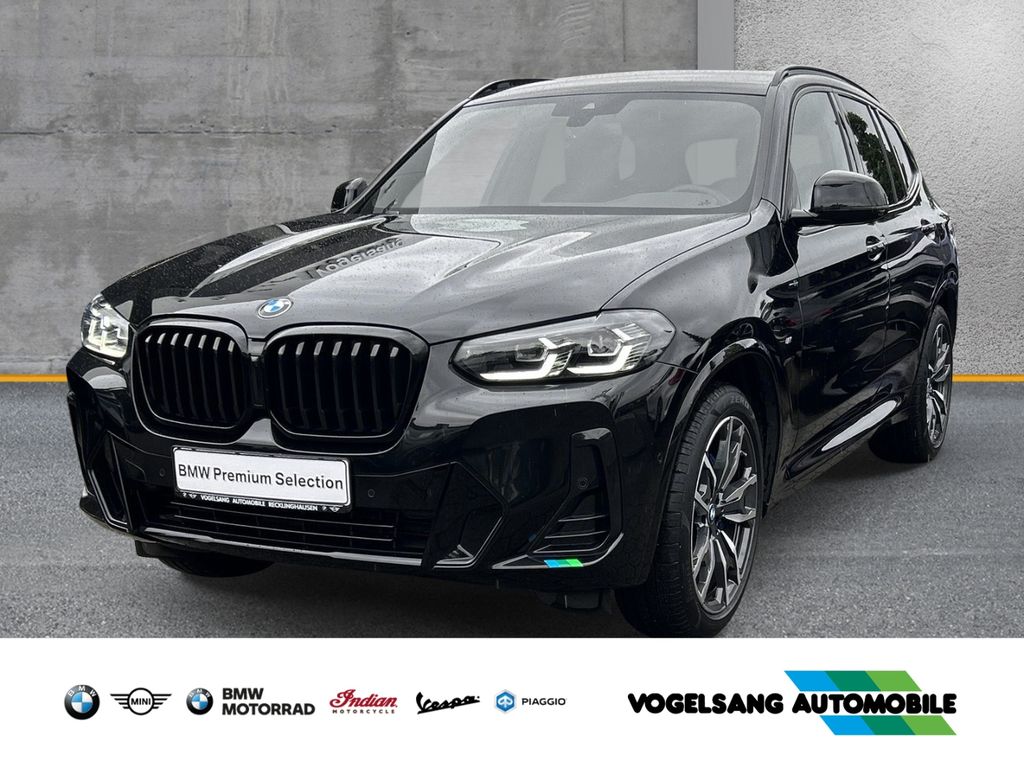 BMW X3 2023 г. Чёрный, пробег 53836 км