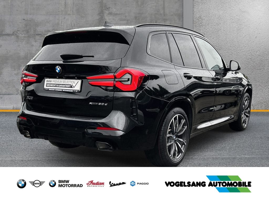 BMW X3 2023 г. Чёрный, пробег 53836 км