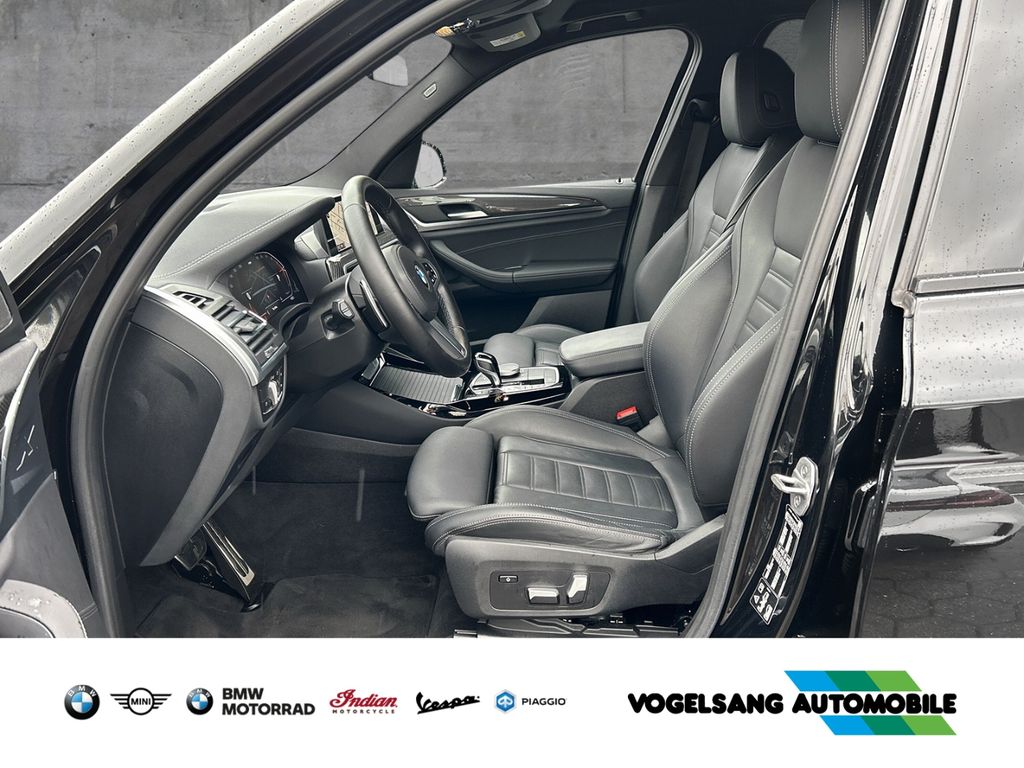 BMW X3 2023 г. Чёрный, пробег 53836 км