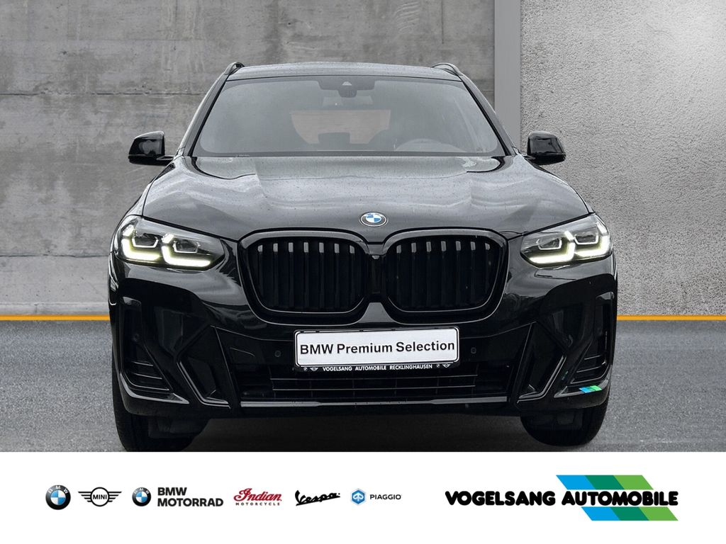 BMW X3 2023 г. Чёрный, пробег 53836 км