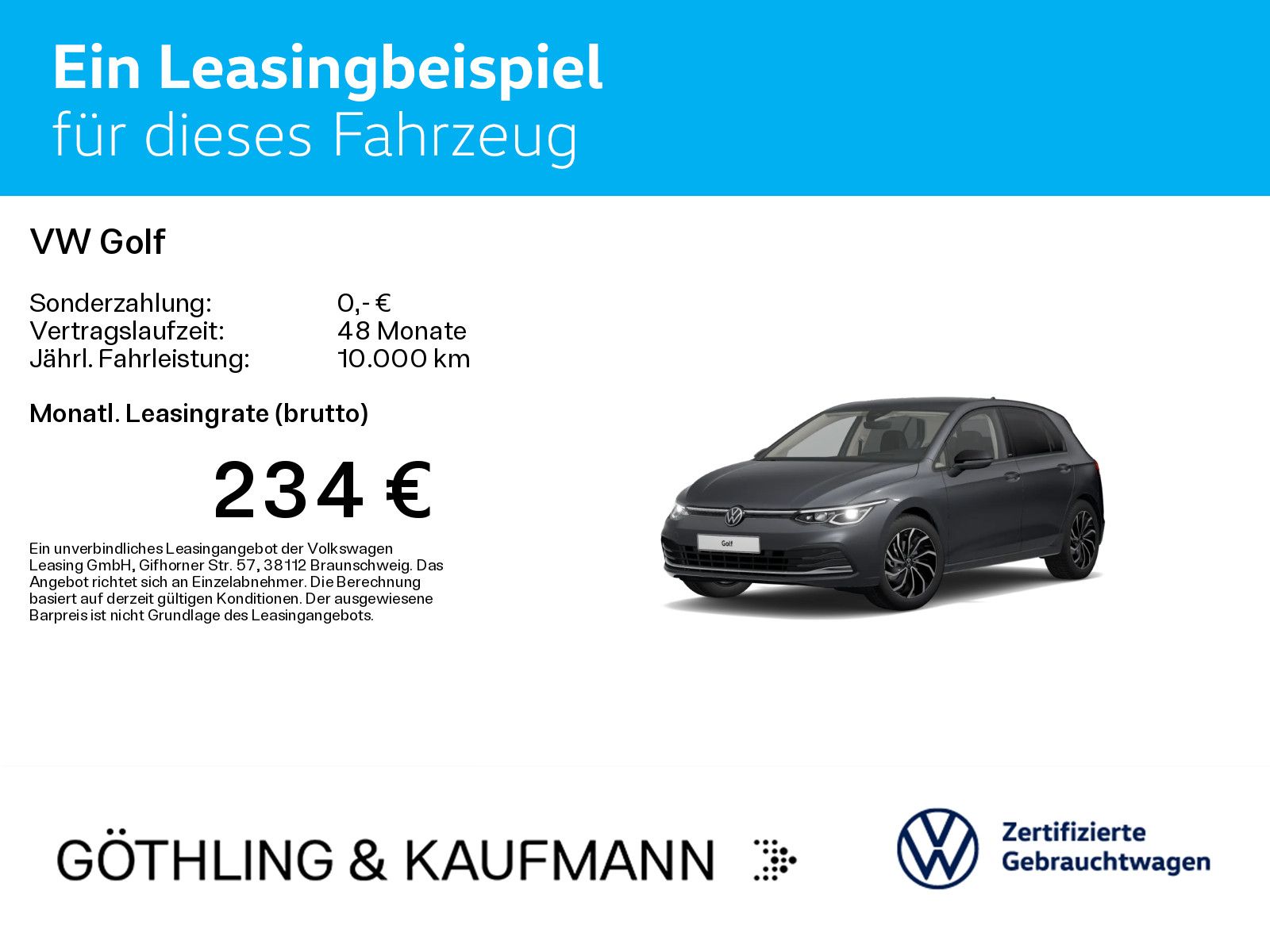 Volkswagen Golf 2023 г. Серый, пробег 26015 км