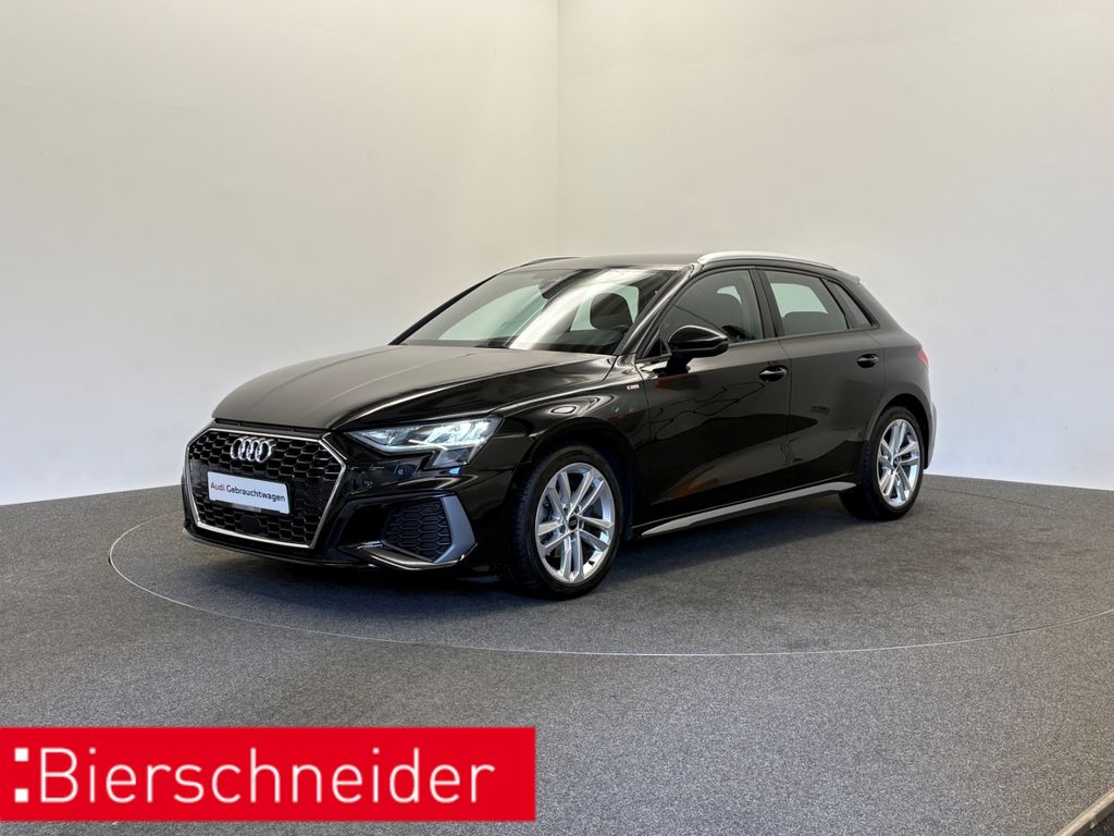 Audi A3 2022 г. Чёрный, пробег 42885 км