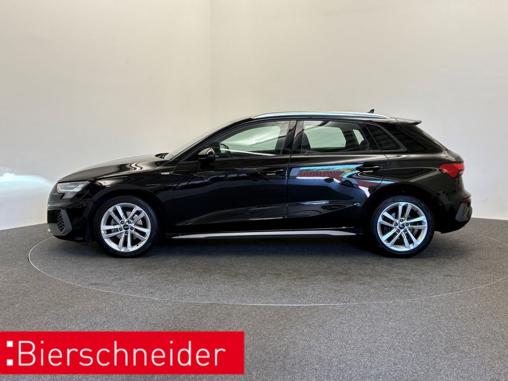 Audi A3 2022 г. Чёрный, пробег 42885 км