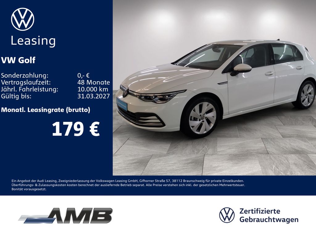 Volkswagen Golf 2023 г. Белый, пробег 51420 км