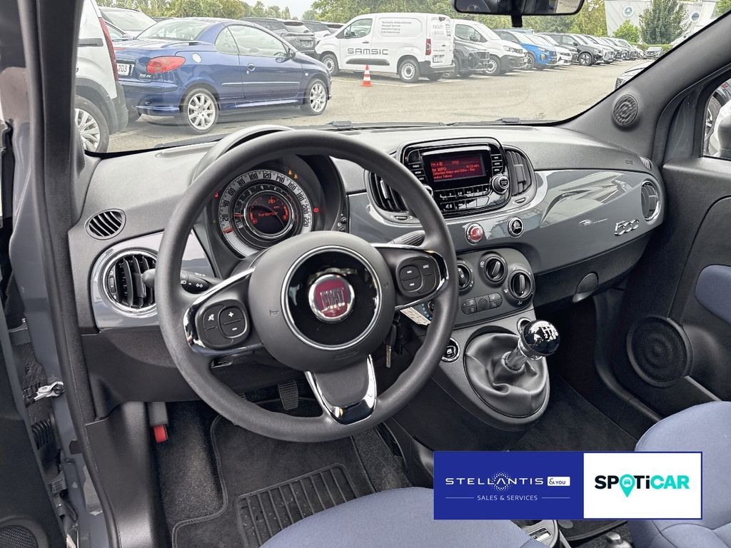 Fiat 500 2022 г. Серый, пробег 44728 км