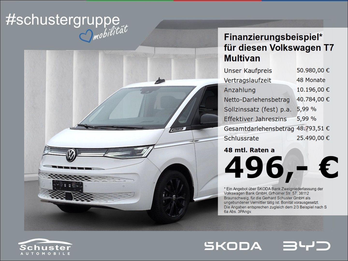 Volkswagen T7 MULTIVAN 2025 г. Белый, пробег 16678 км