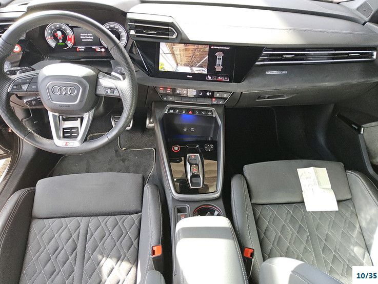 Audi S3 2025 г. Чёрный, пробег 24450 км