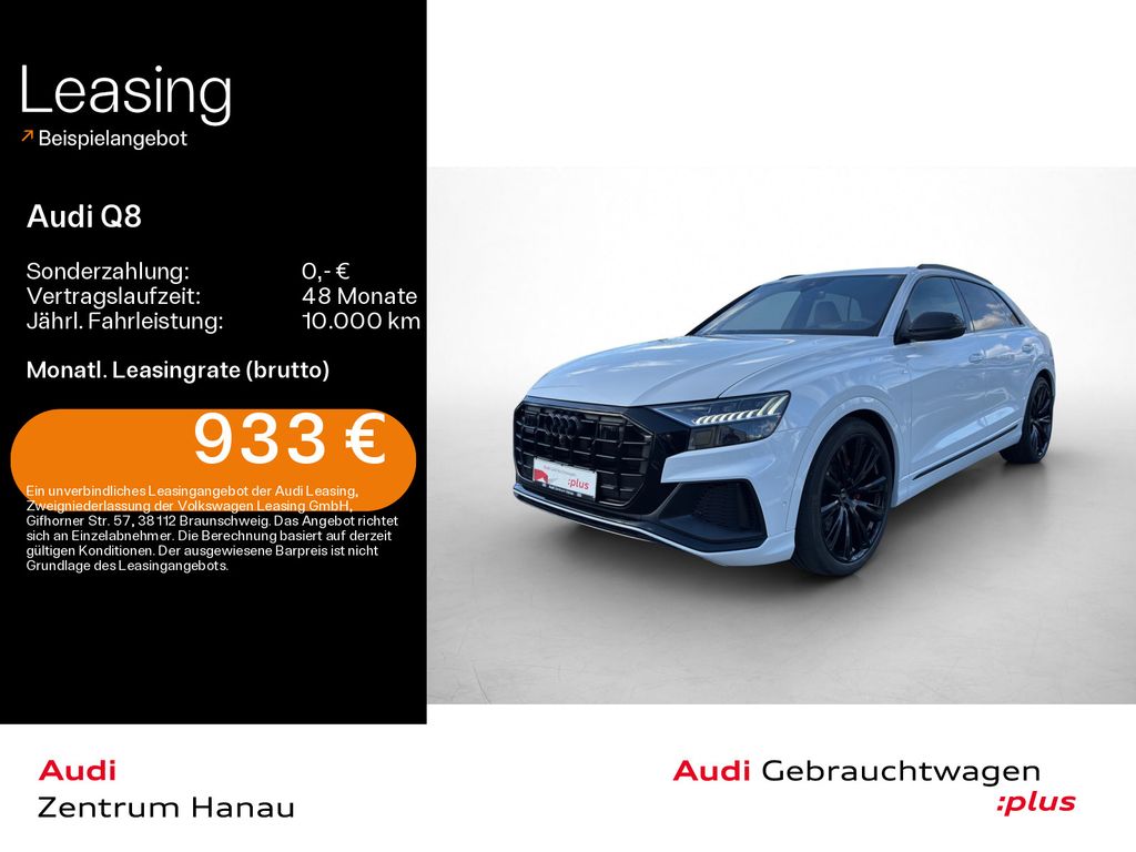 Audi Q8 2023 г. Белый, пробег 49800 км
