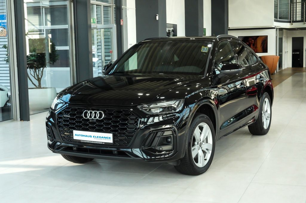 Audi Q5 2022 г. Чёрный, пробег 48809 км