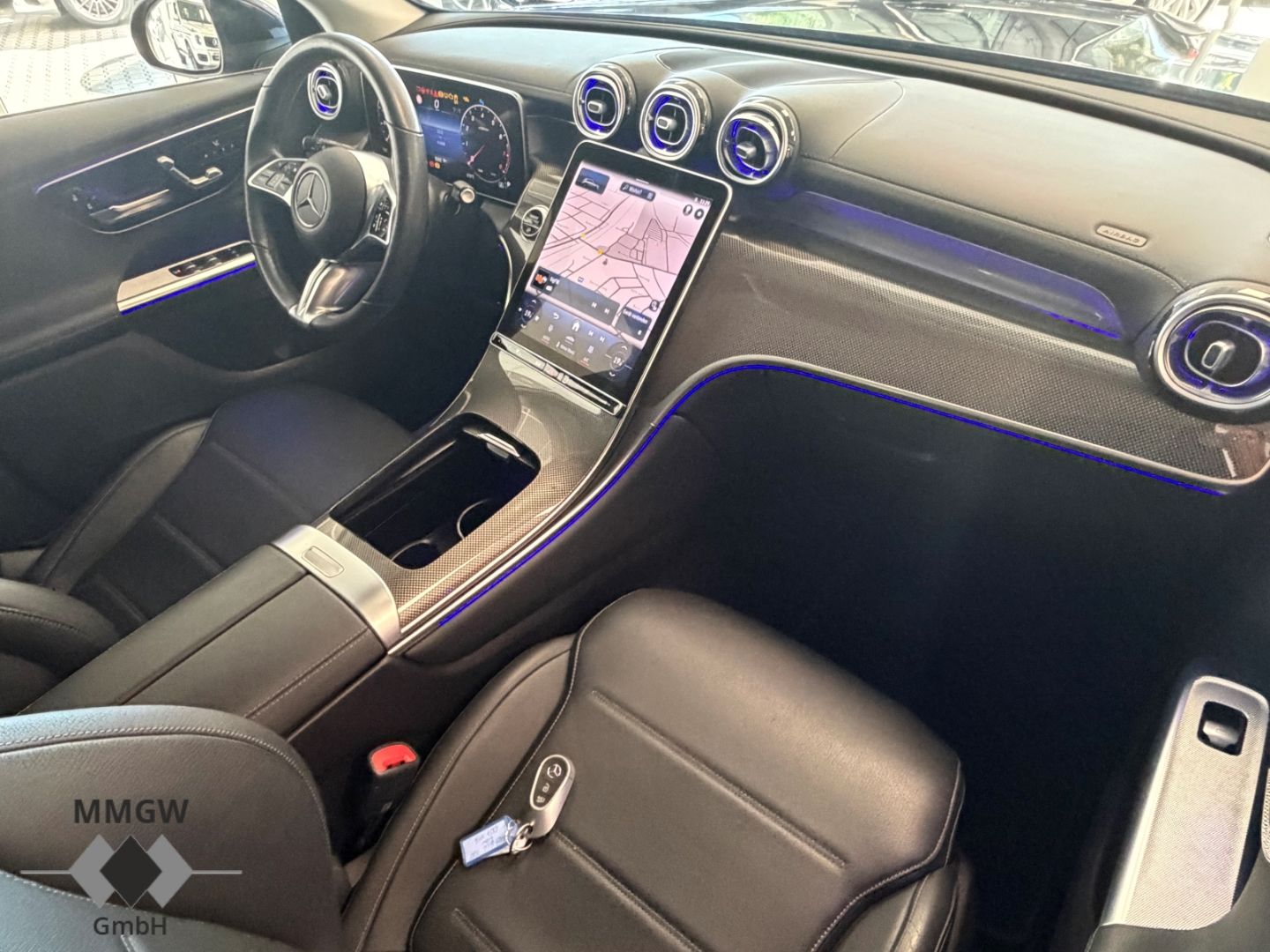 Mercedes-Benz GLC 200 2023 г. Синий, пробег 41590 км