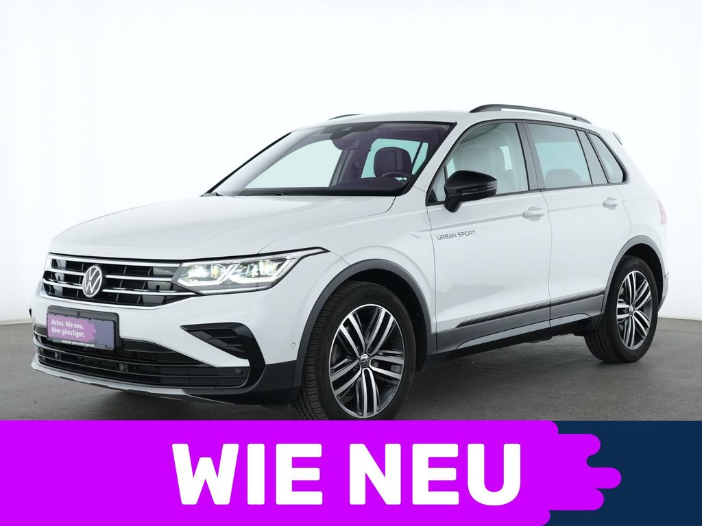 Volkswagen Tiguan 2022 г. Белый, пробег 48844 км