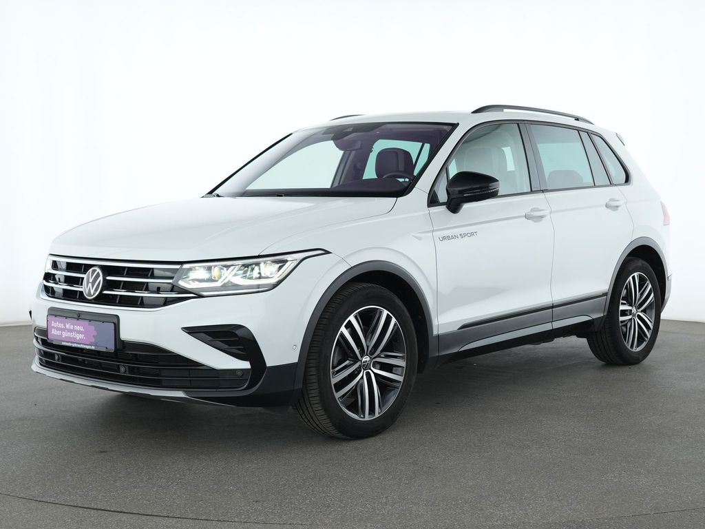 Volkswagen Tiguan 2022 г. Белый, пробег 48844 км