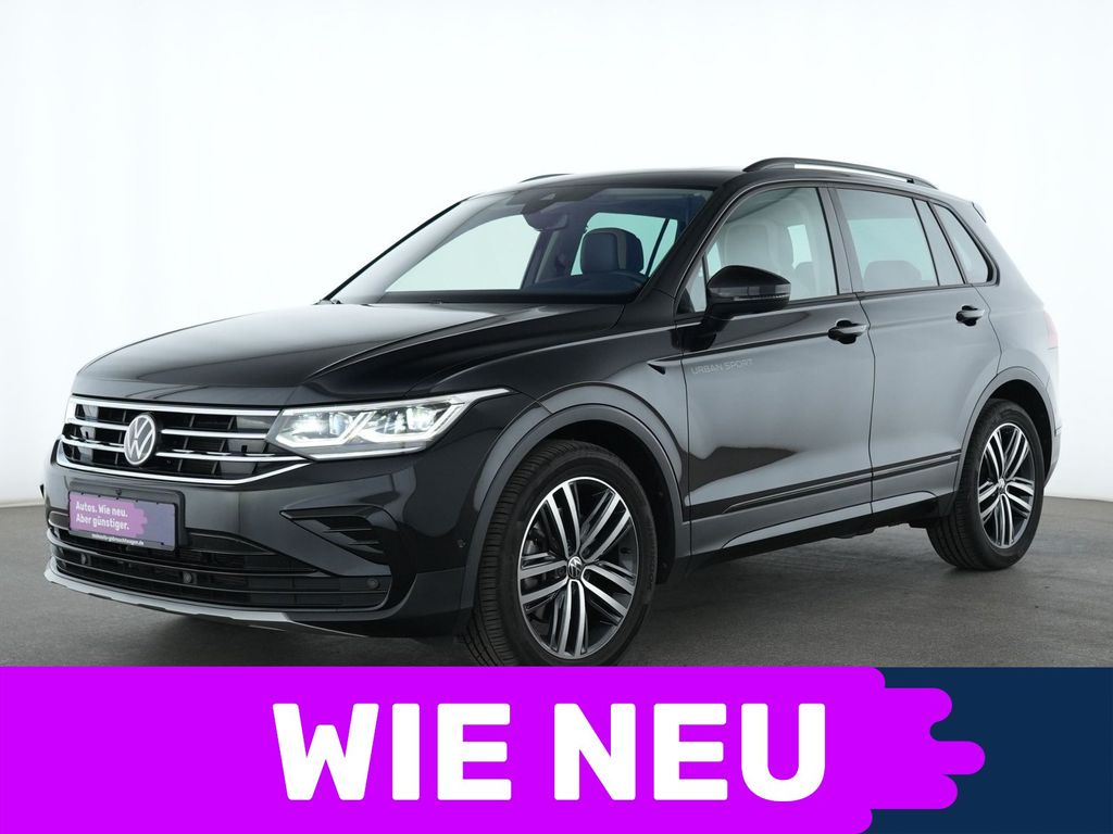 Volkswagen Tiguan 2022 г. Чёрный, пробег 38015 км