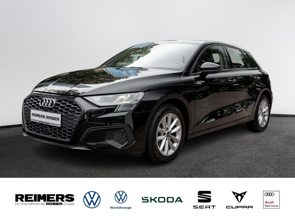 Audi A3 2023 г. Чёрный, пробег 44700 км