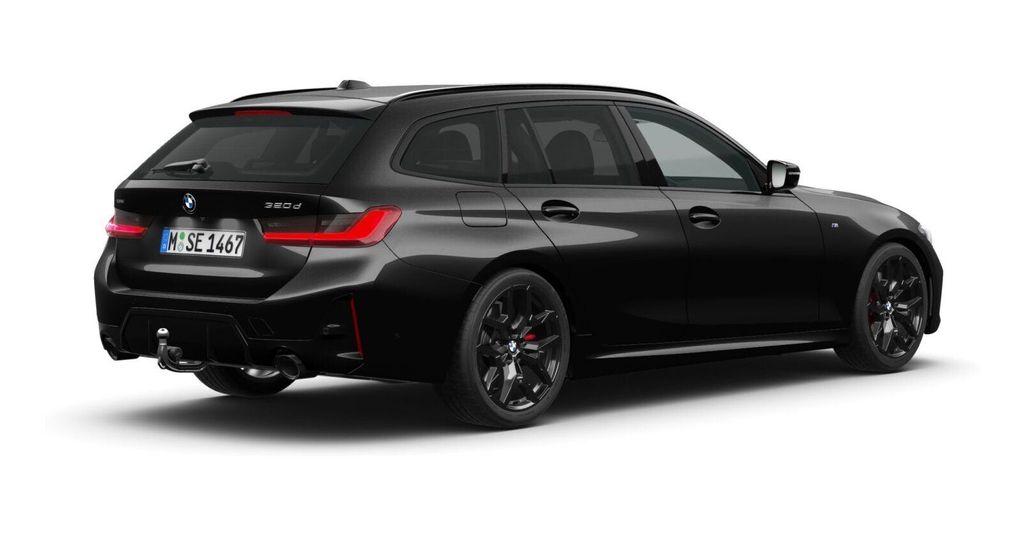 BMW 320 2025 г. Чёрный, пробег 11200 км