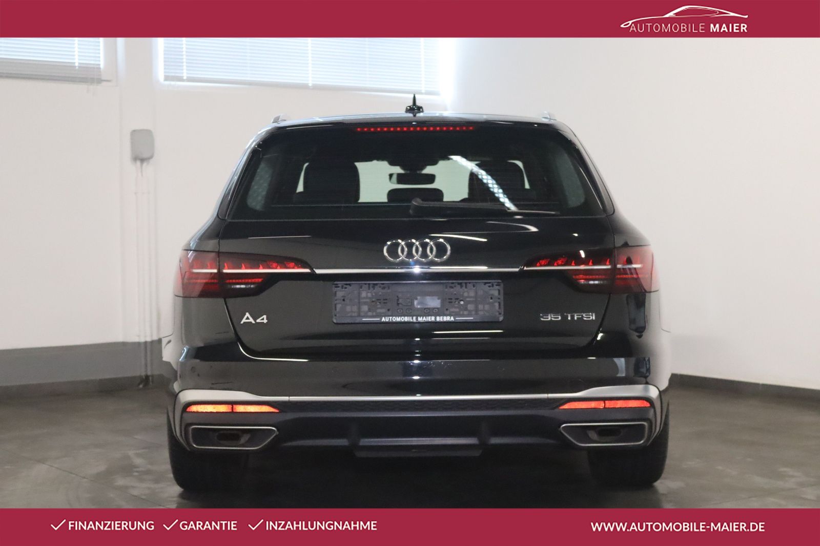 Audi A4 2021 г. Чёрный, пробег 59900 км