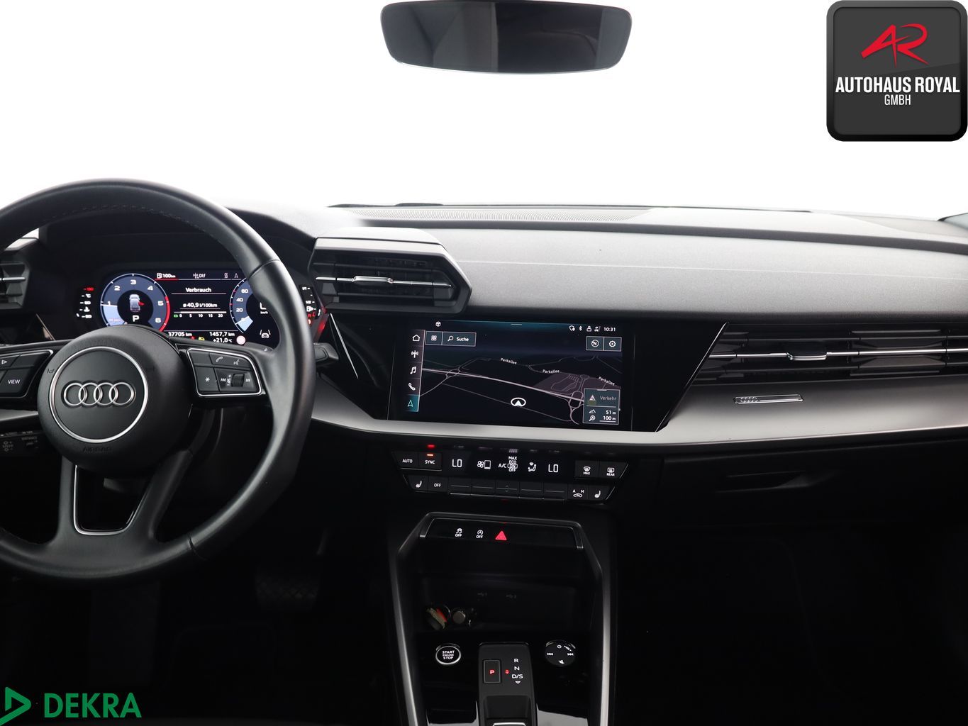 Audi A3 2023 г. Чёрный, пробег 37698 км