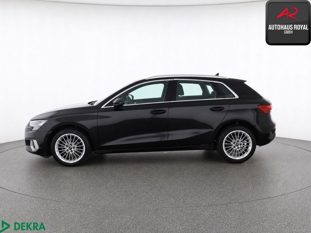 Audi A3 2023 г. Чёрный, пробег 37698 км