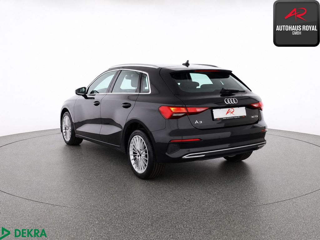 Audi A3 2023 г. Чёрный, пробег 37698 км